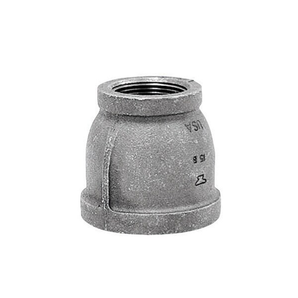 Anvil 2 in. FPT X 1-1/2 in. D FPT Galvanized Malleable Iron Reducing Coupling